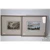 Image 1 : Four framed antique W.H. Bartlett coloured engraved prints including "Church at Point-Levi", "Fredri