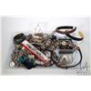 Image 1 : Tray lot of quality collectible designer style costume jewellery including necklaces, bangles, wood 