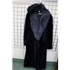 Image 1 : Ladies deep navy almost purple full length fur coat labeled Dworkins- The House that Fur Built, Over