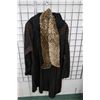 Image 2 : Ladies Mycra Pac reversible rain coat and a cashmere wool full length wrap around sweater labeled Sa