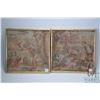 Image 2 : Three antique coloured engraved prints including G. Baxter of children in the woods, a mother and ch