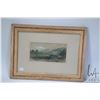 Image 1 : Gilt framed antique watercolour painting of an English landscape and signed by artist C. ( Cornelius