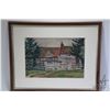 Image 1 : Framed watercolour painting titled on verso "High Wycombe, Buckinghamshire" and signed by artist Fra
