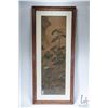 Image 1 : Framed Oriental print with hand painted enhancements