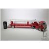 Image 1 : Vintage pressed steel Tonka hook and ladder T.F.D. fire truck and trailer
