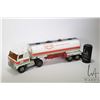 Image 1 : Two vintage Ertl pressed steel trucks including Co-Op tanker and a Link Hardware Stores truck and tr