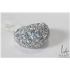 Image 1 : Sterling silver and blue topaz dinner ring