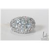 Image 2 : Sterling silver and blue topaz dinner ring