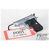 Image 2 : Prohib 12-6 Beretta model 950B, 22 Short 6 Shot w/ bbl length 60mm [Stainless steel, fixed sights, b