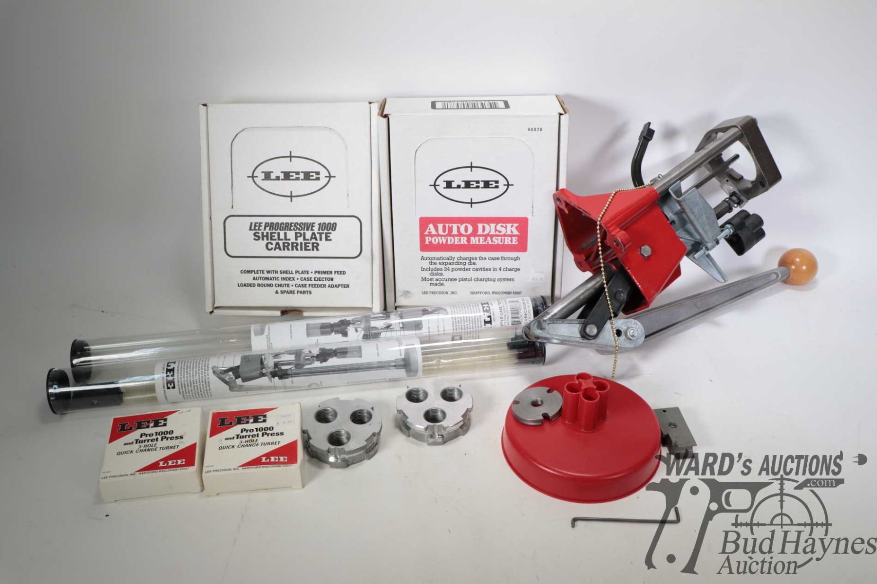 Selection of Lee Pro 1000 loading equipment including bullet press ...