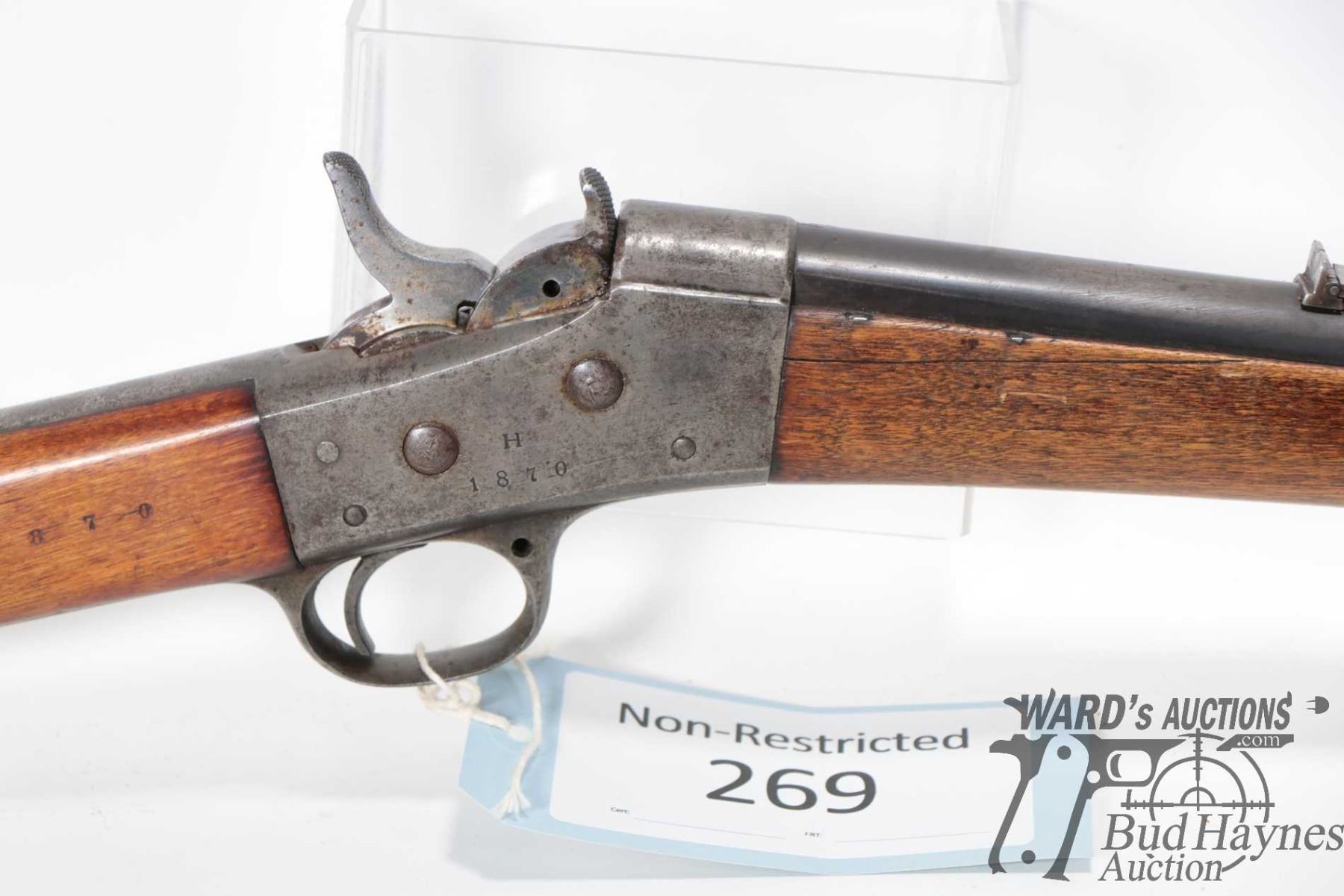 Non-Restricted rifle Remington model Rolling Block, 50-70 Single Shot ...