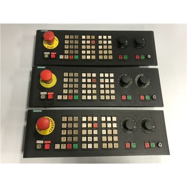 (3) Siemens # 1P 6FC5203-0AF22-0AA2, Operator Panels