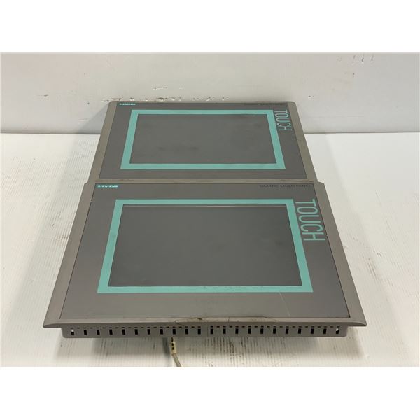 (2) Siemens # 6AV6 643-0CD01-1AX1 MP277 10" Touch Screens