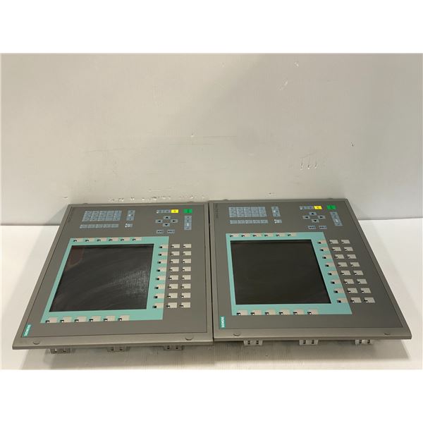 (2) Siemens # 1P 6AV6 643-0DD01-1AX1 MP277 10" Keys