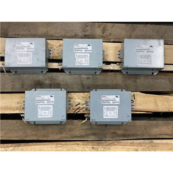 (5) Siemens #6SN1111-0AA01-1BA1 Line Filters