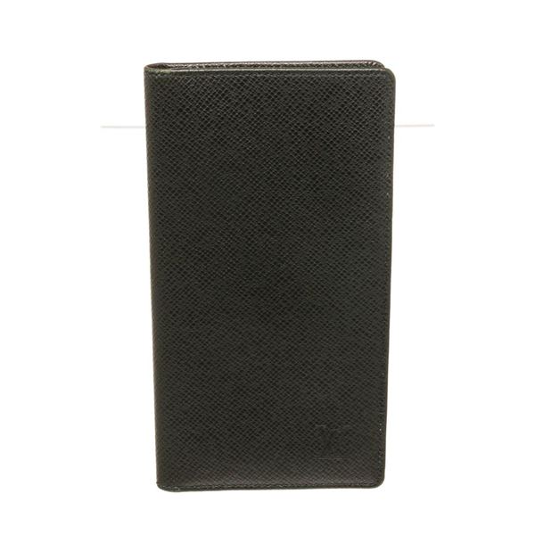 Louis Vuitton Black Leather Long Card Wallet