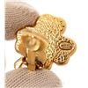 Image 4 : Chanel Pink Gold Leaf Earring