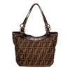 Image 1 : Fendi Brown Leather Tote Bag