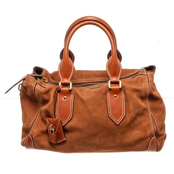 Burberry Brown Leather Prorsum Satchel Bag
