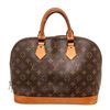 Image 1 : Louis Vuitton Brown Alma MM Satchel Bag