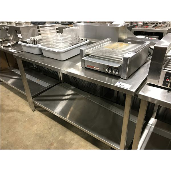 ARMORTEK STAINLESS STEEL 60X30X36" PREP TABLE