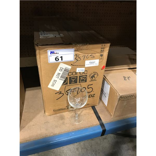 BOX OF 2 DZ 10 OZ EXCALIBUR BALLON WINE GLASSES