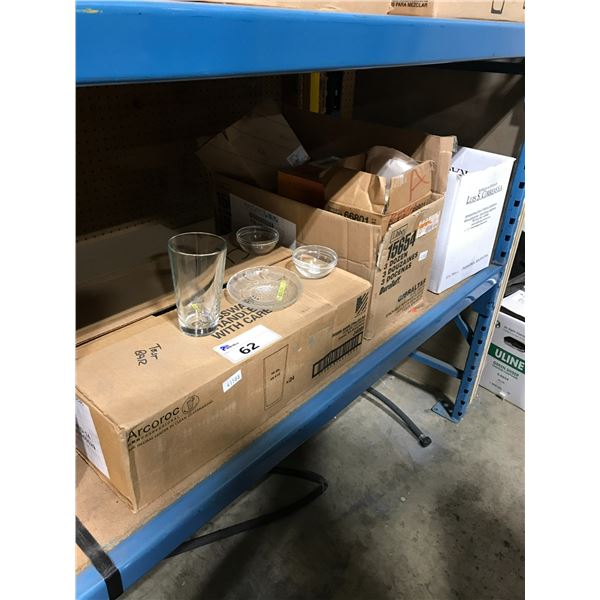 4 BOXES OF MISCELLANEOUS GLASSWARE