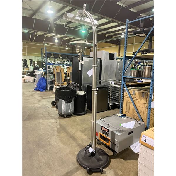 PARAMOUNT LIP-15-TGG-SP-SB-SS STAINLESS STEEL ELECTRIC TELESCOPIC INFRARED  PATIO HEATER