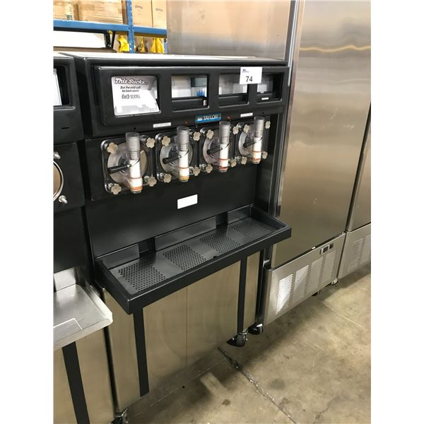 TAYLOR STAINLESS STEEL 4 STATION SLUSHIE MACHINE MODEL 349-27