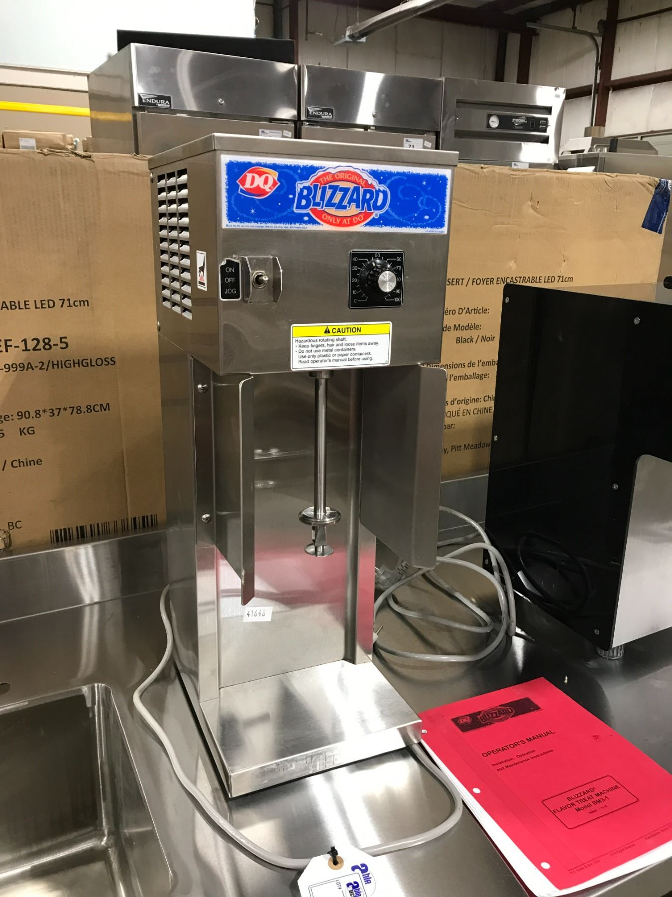 DQ BLIZZARD FLAVOR TREAT MACHINE MODEL BM31 Able Auctions