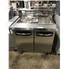 Image 1 : MASTER-BILT FMB36-15 FUSION SERIES  STAINLESS STEEL 2 DOOR MOBILE SANDWICH PREPARATION STATION