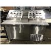 Image 1 : NORLAKE ZF122SMS/0-2 COOLED 2 DOOR STAINLESS STEEL COMMERCIAL MOBILE TOPPINGS STATION WITH INSERTS