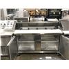 Image 2 : FOGEL FLP-59-16, 2 DOOR STAINLESS STEEL COMMERCIAL MOBILE SANDWICH PREPARATION STATION WITH INSERTS