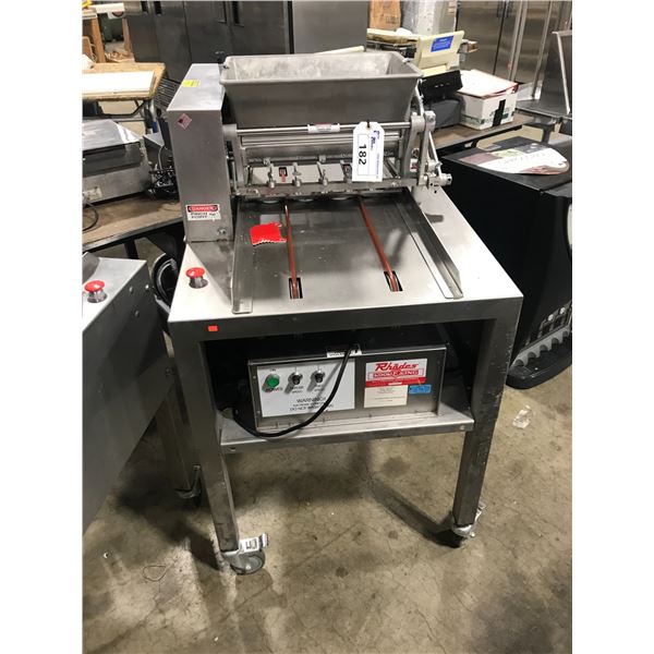 RHODES KOOK-E-KING KEKACD STAINLESS STEEL COMMERCIAL MOBILE COOKIE DEPOSITOR MACHINE