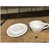 Image 2 : BOX OF 36 COMMERCIAL CAFE ARTIGIANO DOUBLE CAPPUCCINO CUP & SAUCER SETS