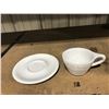 Image 2 : BOX OF 36 COMMERCIAL CAFE ARTIGIANO DOUBLE CAPPUCCINO CUP & SAUCER SETS