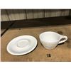 Image 2 : BOX OF 36 COMMERCIAL CAFE ARTIGIANO DOUBLE CAPPUCCINO CUP & SAUCER SETS