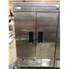 Image 1 : HABCO SF-46SA, DOUBLE DOOR STAINLESS STEEL, 4 TIER COMMERCIAL FREEZER. MOBILE.