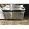 Image 1 : QUEST ST-48-20, STAINLESS STEEL FOOD PREP STATION WITH DOUBLE DOOR 2 TIER FRIDGE