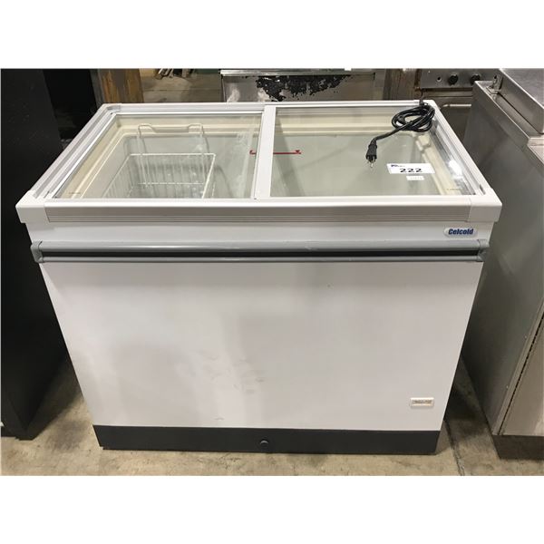 CELCOLD CF40SG, COMMERCIAL ICE CREAM CHEST FREEZER