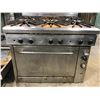 Image 2 : QUEST STAINLESS STEEL, 6 BURNER COMMERCIAL GAS OVEN WITH GRIDDLE TOP