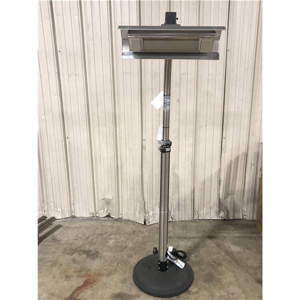JR MS-1500W0IRPH INFRARED STAINLESS STEEL PATIO HEATER.