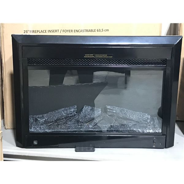 PARAMOUNT EF-125-13 25" BLACK ELECTRIC INSERT FIREPLACE