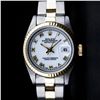 Image 1 : Rolex Ladies Two Tone White Roman Datejust Wristwatch