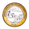 Image 2 : .999 Silver Plaza Hotel & Casino Las Vegas, NV $10 Limited Edition Gaming Token