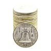 Image 2 : Roll of (20) Brilliant Uncirculated 1963-D Franklin Half Dollar Coins
