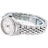 Image 5 : Rolex Ladies Stainless Steel Pink Diamond Oyster Perpetual Datejust Wristwatch