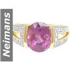 Image 1 : 3.51 ct Pink Tourmaline & Diamond Ring 14kt Gold