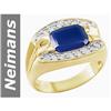 Image 1 : 2.54 ct Sapphire & Diamond Ring 14kt Gold