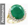 Image 1 : 11.72 ct Emerald & Diamond Ring 14kt Gold